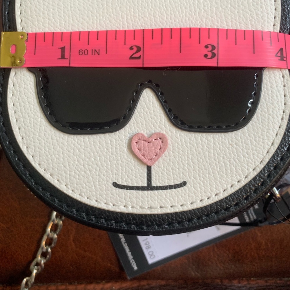 Karl Lagerfeld Paris Cat Crossbody silver chain - Picture 7 of 11